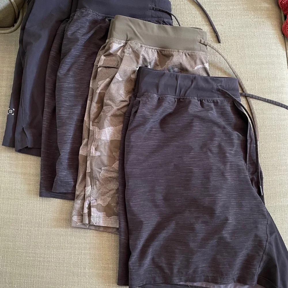 Lululemon T.H.E. Short 7” linerless XL - Heathered Black - Picture 1 of 5